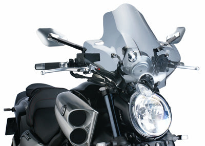 PUIG NAKED NG SPORT WINDSHIELD (SMOKE) 4952H