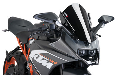 PUIG 2015 KTM 390 RC390 RACING WINDSCREEN BLACK 7004N