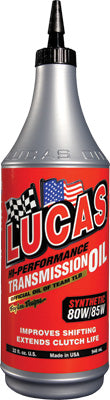 LUCAS SYNTHETIC TRANSMISSION OIL 80W -85 QT PART# 10778