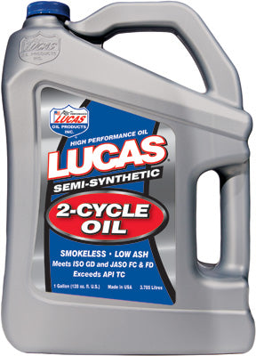 LUCAS SEMI-SYNTHETIC 2-CYCLE OIL GAL PART# 10115