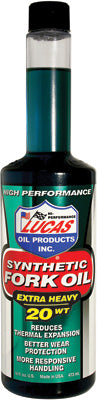 LUCAS LUCAS SYNTHETIC FORK OIL 20WT 16OZ PART# 10779 PART NUMBER 10779