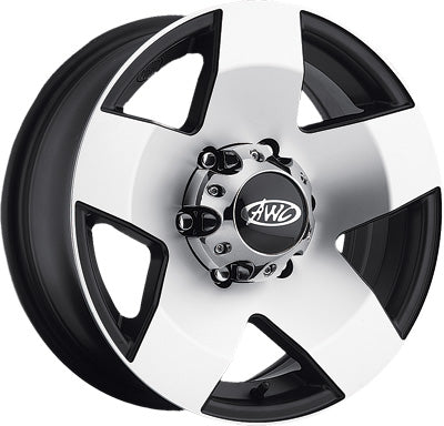 AWC 850 SER ALUM WHEEL 15"X5" 5 ON 4.5 PART# 850-55012