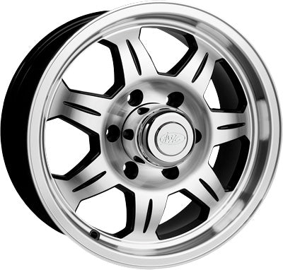 AWC 870 SERIES ALUMINUM TRAILER WHEEL 13"X5" 870-34512