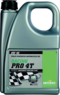 MOTOREX RACING PRO 4T 0W40 (4 LITERS) PART# 102283