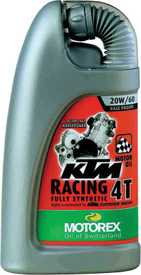 MOTOREX KTM RACING 4T 20W60 (4 LITERS) PART# 102261