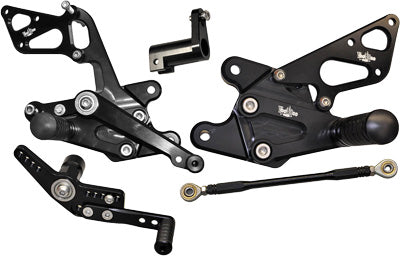 VOODOO 2014-2016 Honda CBR1000RR SP BILLET REAR SET BLACK VRD1307