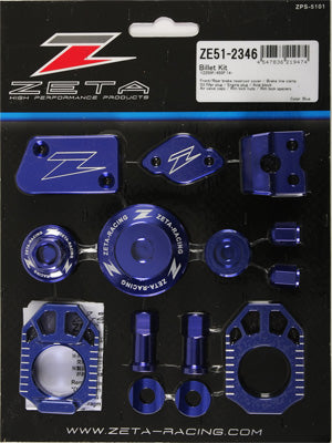 DRC BILLET KIT YAMAHA BLUE PART# ZE51-2346 NEW