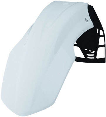 POLISPORT FREE FLOW UFX FRONT FENDER (WHITE) PART# 8565200003 NEW