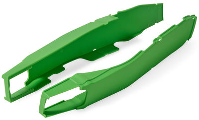 POLISPORT SWINGARM PROTECTORS (GREEN) PART# 8457000002 NEW