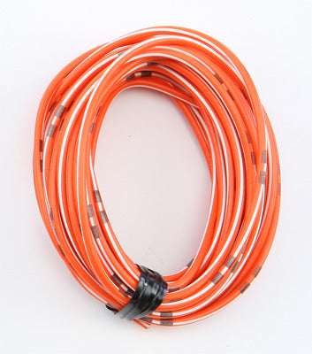 SHINDY ELECTRICAL WIRING ORANGE/WHITE 14A/12V 13' 16-689