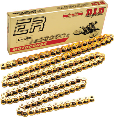 D.I.D HI-PERFORMANCE 520ERT2-120 RACING CHAIN (GOLD) PART# 520ERT2-120 LINK NEW