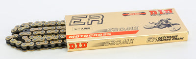 D.I.D HI-PERFORMANCE 520MX-120 RACING CHAIN (GOLD) PART# 520MX-120 LINK NEW