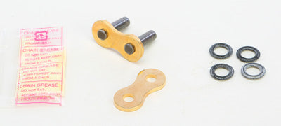 D.I.D EXCLUSIVE RACING 520ERV3 RIVET MASTERLINK (GOLD) PART# 520ERV3 MASTER LINK