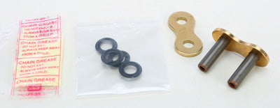 D.I.D EXCLUSIVE RACING 525ERV3 RIVET MASTERLINK (GOLD) PART# 525ERV MASTER LINK