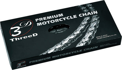 EK 1973-1974 YAMAHA SC500 3D Z CHAIN 520X120 (CHROME/NICKEL) 520Z/3D/C-120