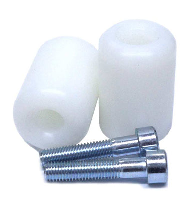 SHOGUN BAR END SLIDERS WHITE PART NUMBER 725-1650