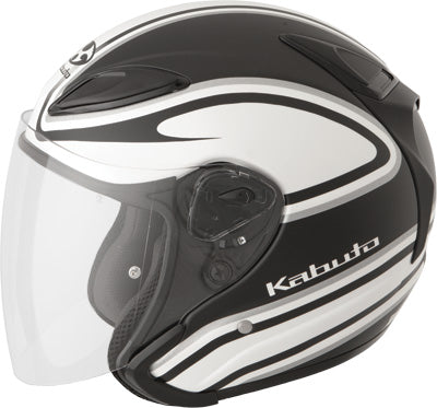 KABUTO AVAND II STAID HELMET FLAT WHITE/BLACK SMALL PART# 7876112