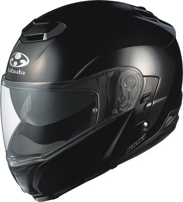 KABUTO IBUKI MODULAR HELMET METALLIC BLACK X-SMALL PART# 7875002