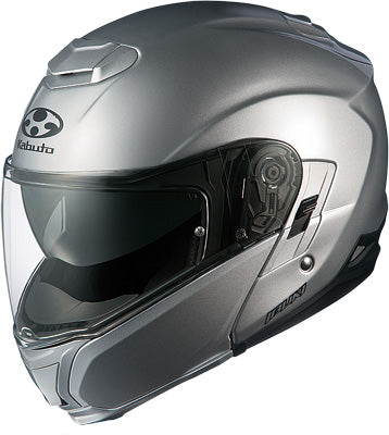 KABUTO IBUKI MODULAR HELMET ALUMINUM SILVER X-SMALL PART# 7875005