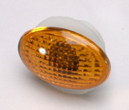 K&S 25-8272 MARKER LIGHTS FLAT OVAL MED S F AMBER