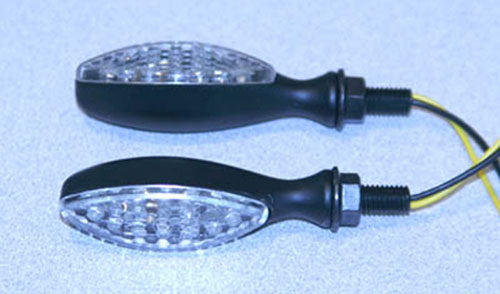 K&S 25-8910 LED ULTRA MINI-MARKER LIGHTS OVAL BLK 15 LEDS