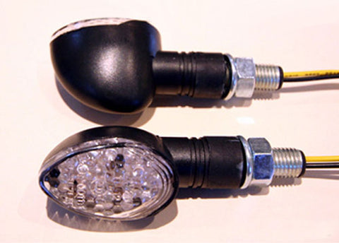 K&S 25-8936 LED ULTRA MINI-MARKER LIGHTS OVAL C.F. SHORT STEM 15 LEDS