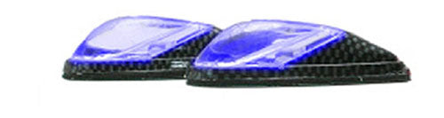 K&S 25-9550B LED MARKER LIGHTS MINI-FLUSH MT. C.F. BODY BLUE 1 W BO