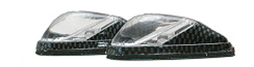 K&S LED MARKER LIGHTS MINI-FLUSH MT. C.F. BODY WHT/CLR (1 LED) W 25-9554B