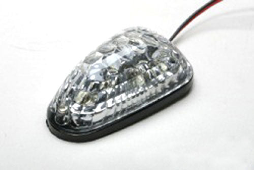 K&S 25-9734 LED MINI-MARKER LIGHT TRIANGLE BLACK WHT CLR 6 LEDS