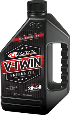 MAXIMA V-TWIN FULL SYNTHETIC ENGINE OIL 20W-50 32OZ 30-11901