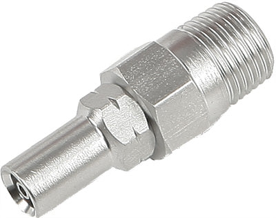 GOODRIDGE SNIPER 2 NPT STRAIGHT MALE ADAPTER STAINLESS 1/8 PART# SN816-02-18BDC