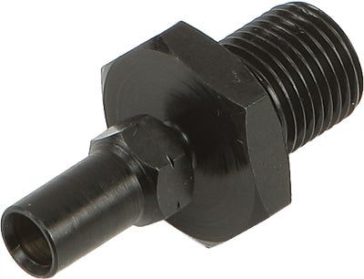 GOODRIDGE SNIPER 2 STRAIGHT MALE ADAPTER BLACK 7/16-24 PART# SN440-02-04BDY