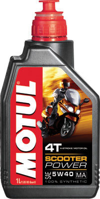 MOTUL SCOOTER 4T 5W40 SYN 1 LTR PART# 105958