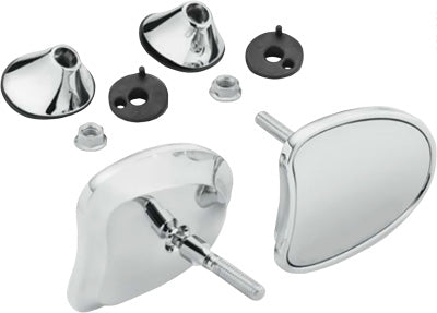 HARDDRIVE TAPERED FARING MIRRORS CHROME 270332