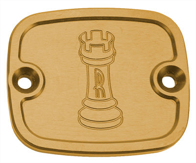 ROOKE FRONT MASTER CYLINDER COVER GOLD R-C122-T6