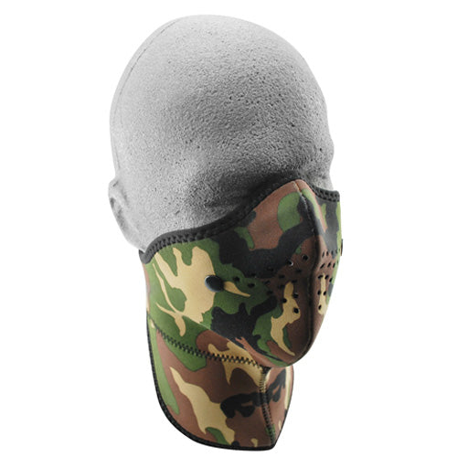 BALBOA NEO-X FACE MASK REMOVABLE FILTER & NK SHLD WOODLAND CAMO WNXN118