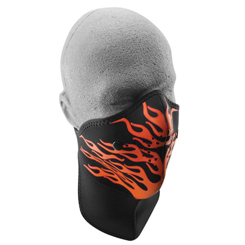 BALBOA NEO-X FACE MASK REMOVABLE FILTER & NK SHLD RED FLAMES WNXN124