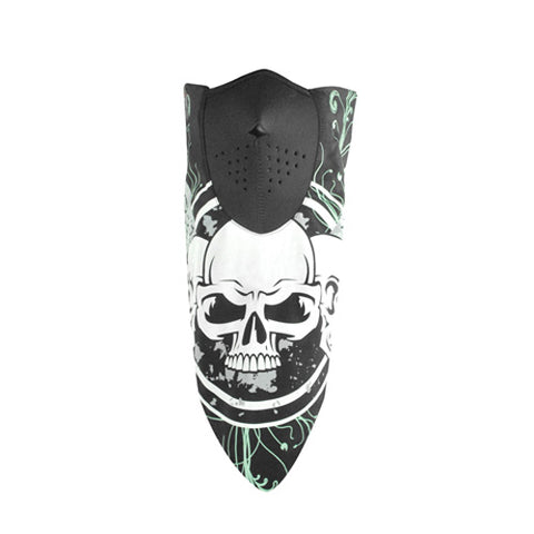 BALBOA NEODANNA 80% COTTON/20% NEOPRENE MASK THREE SKULLS WNEO133