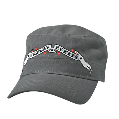 BALBOA MILITARY CAP HIGHWAY HONEY&REG BANNER GREY CPHH11