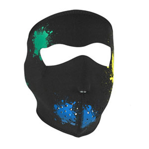 BALBOA FULL MASK NEOPRENE GLOW IN THE DARK SPLATTER WNFM080G