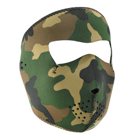 BALBOA FULL MASK NEOPRENE TACTICAL4.0MM THICK WOODLAND CAMO WNFMT118