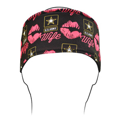 BALBOA HEADBAND POLYESTER U.S. ARMY WIFE KISSES HB706