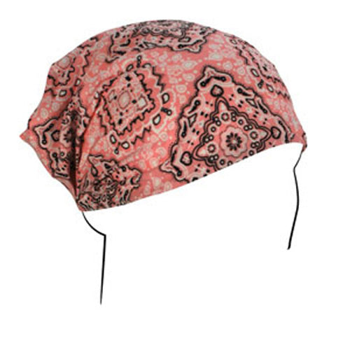 BALBOA HEADWRAP COTTON PINK PAISLEY HBW115