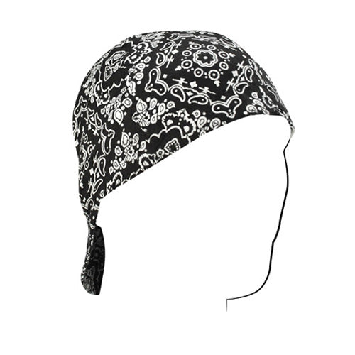 BALBOA WELDERS CAP COTTON BLACK PAISLEY SIZE 7.5 CPW101L