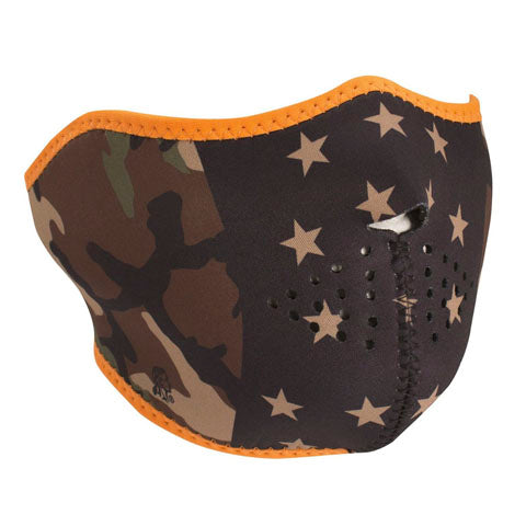 BALBOA HALF MASK NEOPRENE CAMO STARS WNFM175H