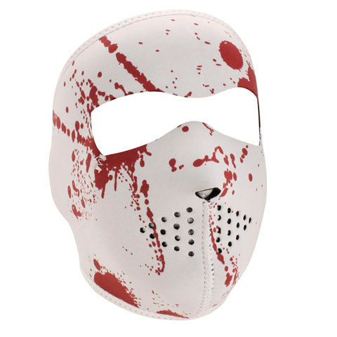 BALBOA FULL MASK NEOPRENE BLOOD SPLATTER WNFM090