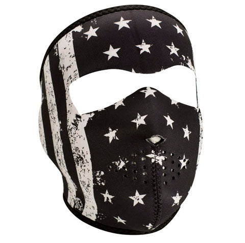 BALBOA FULL MASK NEOPRENE BLACK/WHITE VINTAGE FLAG WNFM091