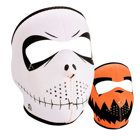 BALBOA FULL MASK NEOPRENE SKELLY REVERSES TO PUMPKIN WNFM096