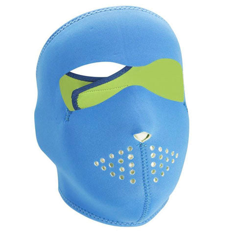 BALBOA FULL MASK NEOPRENE NEON BLUEREVERSES TO LIME WNFM402