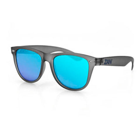 BALBOA MINTY SUNGLASS MATTE GRAY SMOKED BLUE MIRROR EZMT03